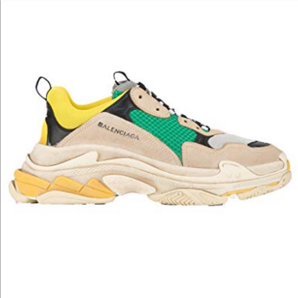 Balenciaga Triple S - green